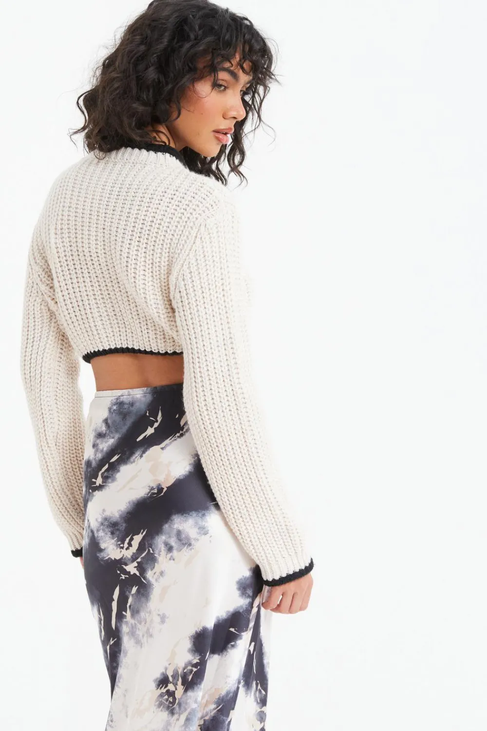 Quiz Knitwear|Jumpers>Knitted Crop Jumper