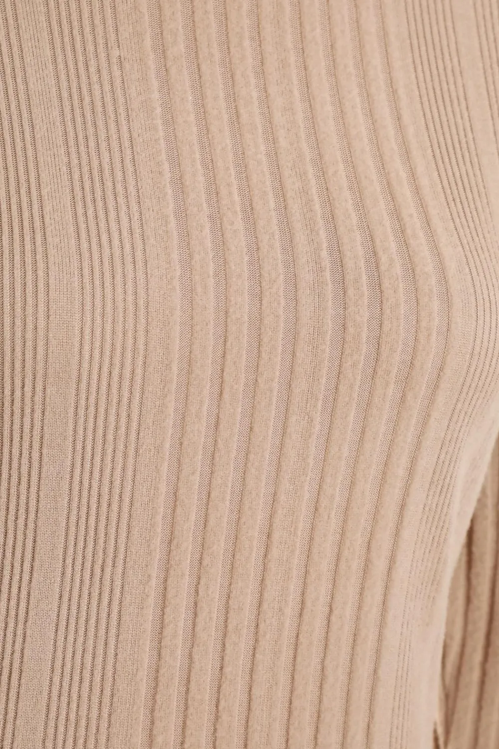 Quiz Knitwear|Mini Dresses>Stone Knitted High Neck Bodycon Mini Dress