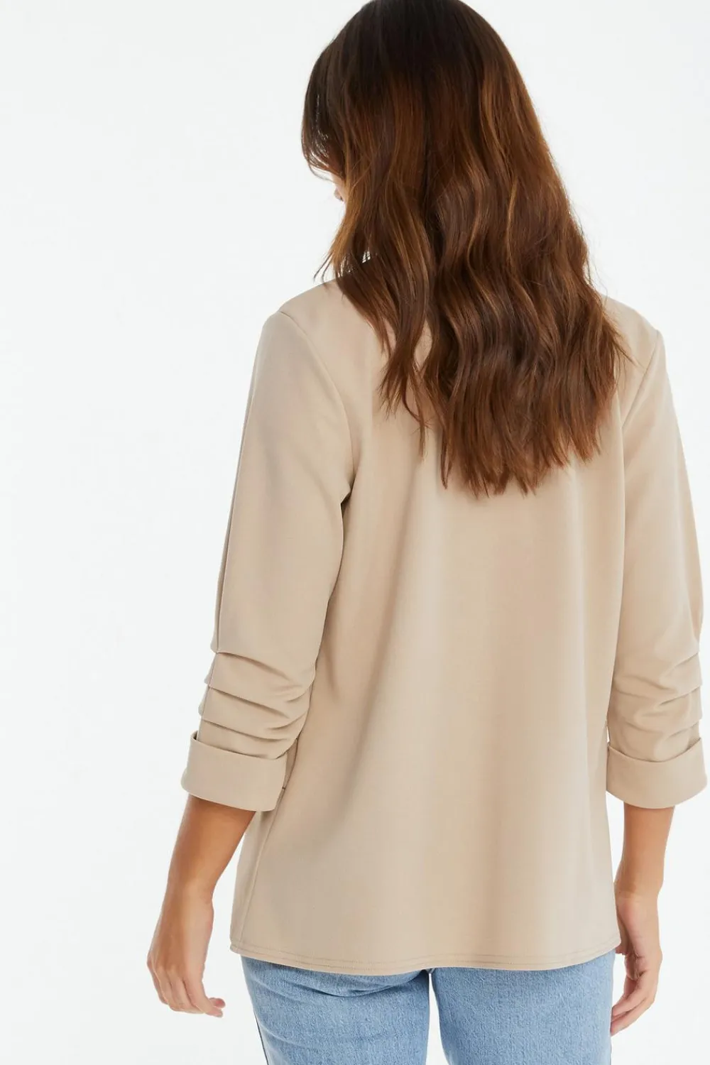 Quiz Workwear|Modest>Ruched Sleeve Blazer