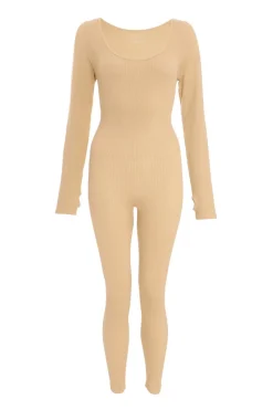 Quiz Everyday Essentials|Casual Clothing>Seamless Long Sleeve Jumpsuit