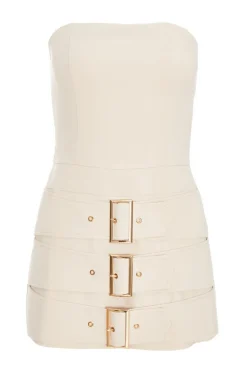 Quiz Playsuits|Going Out>Triple Belted Bandeau Playsuit