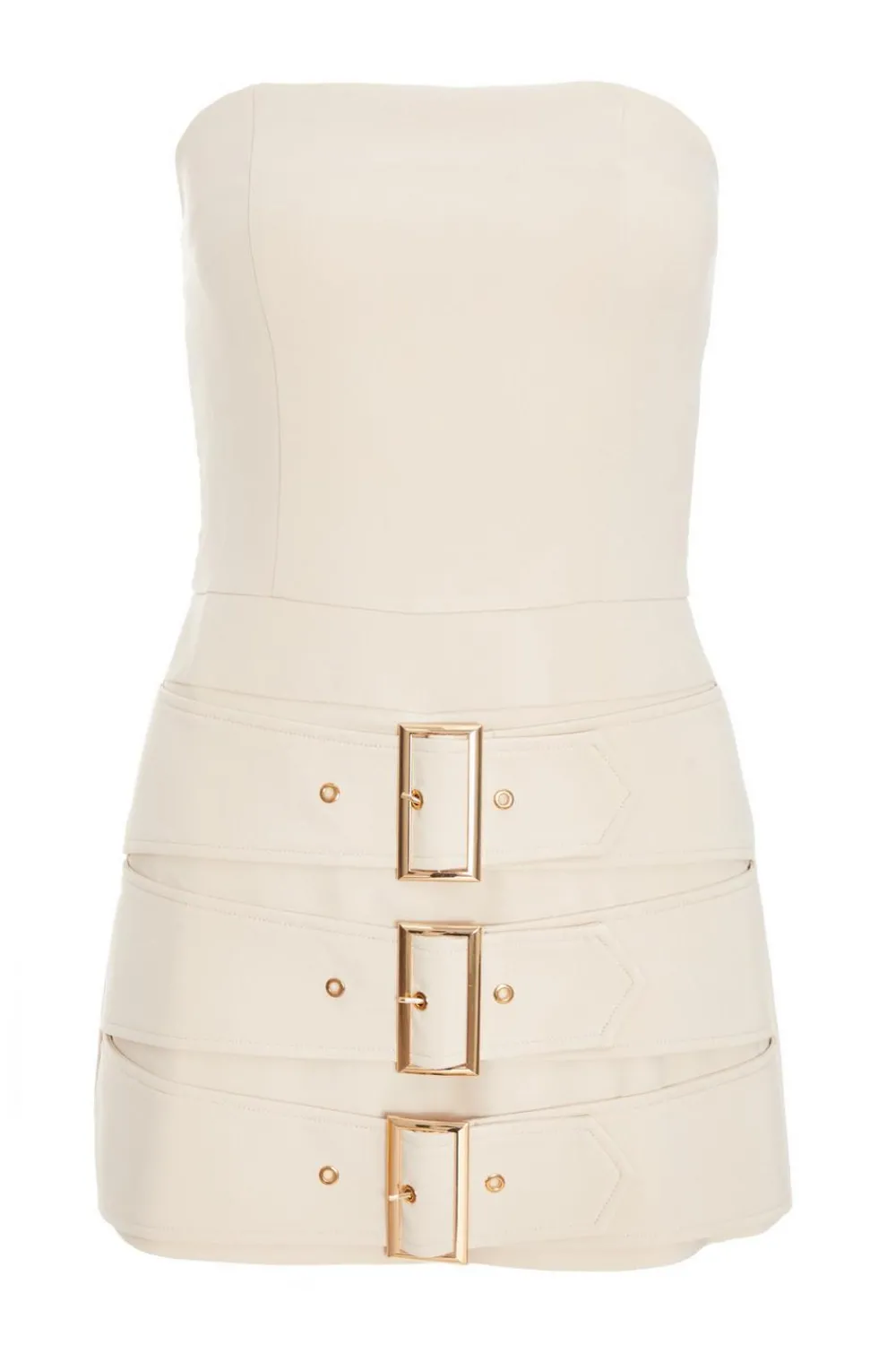 Quiz Playsuits|Going Out>Triple Belted Bandeau Playsuit