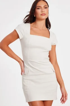 Quiz Summer Clothes|Holiday>Stone Utility Mini Dress