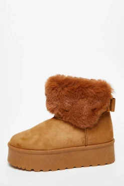 Quiz Boots>Faux Suede Ankle Boots