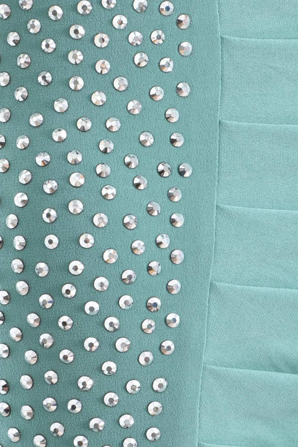 Quiz Evening Dresses|Prom Dresses>Teal Rhinestone Ruched One Shoulder Maxi Dress