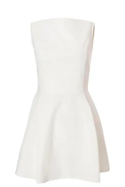 Quiz Day At The Races|Christening Guest>White Bow Back Mini Dress