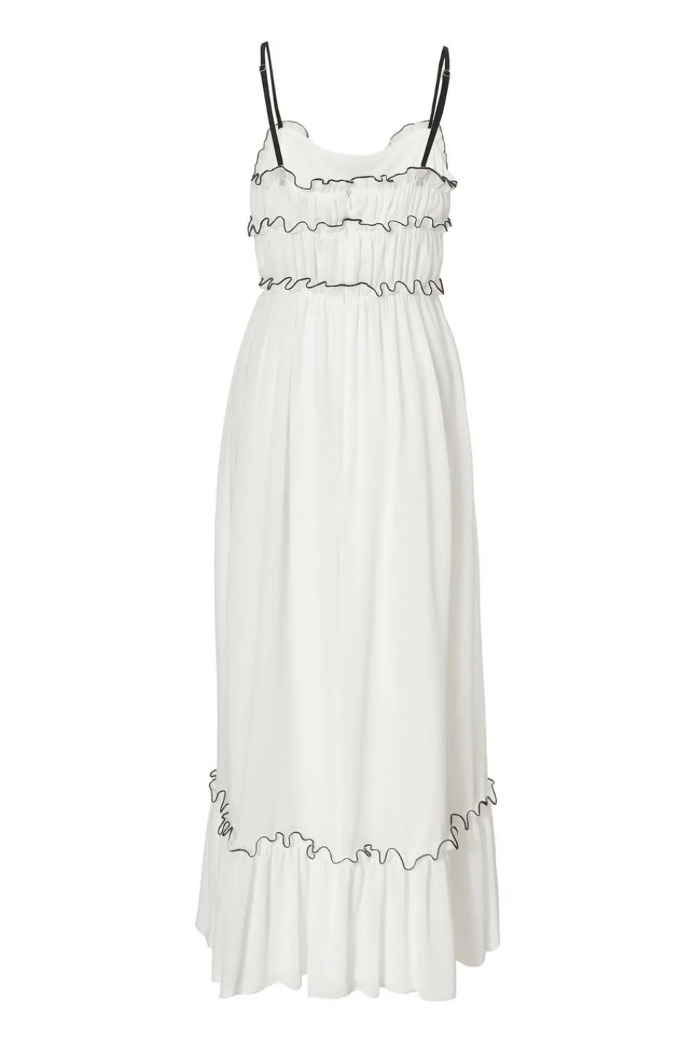 Quiz Summer Clothes|Holiday>White Chiffon Strappy Midaxi Dress