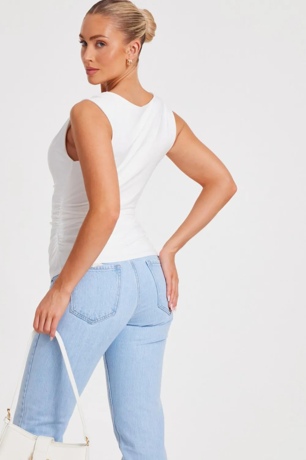 Quiz Going Out Tops|Day Tops>Cowl Neck Top