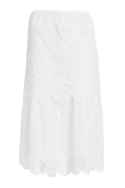 Quiz Summer Clothes|Holiday>White Crochet Lace Skirt