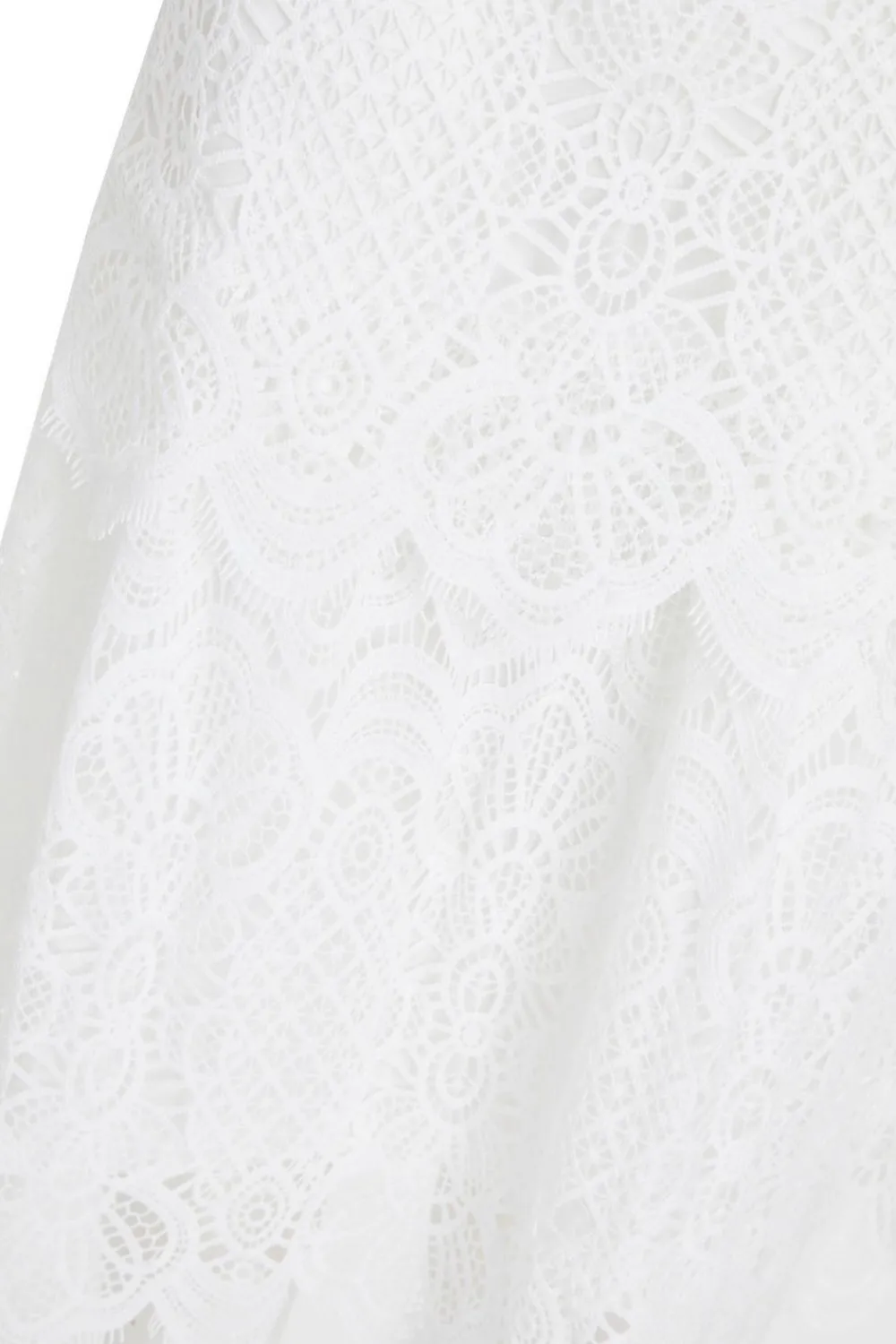 Quiz Summer Clothes|Holiday>White Crochet Lace Skirt