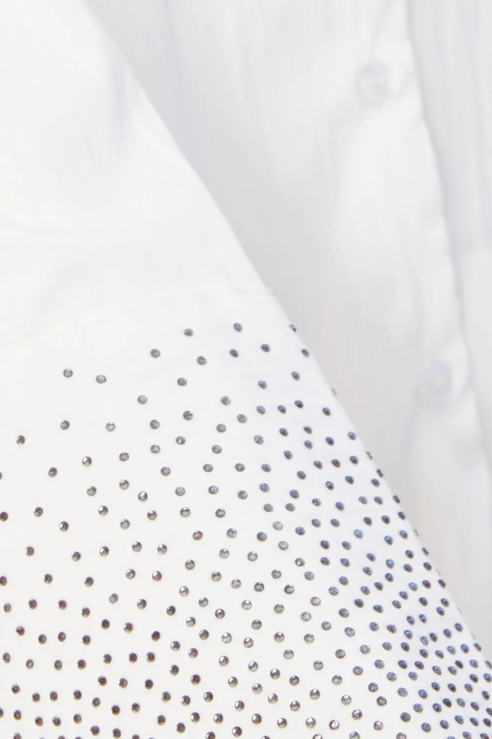 Quiz Shirts & Blouses|Day Tops>White Diamante Cuff Shirt