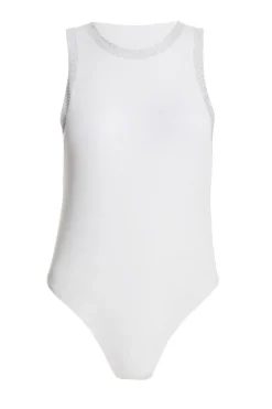 Quiz Going Out Tops|Day Tops>Diamante Trim Bodysuit