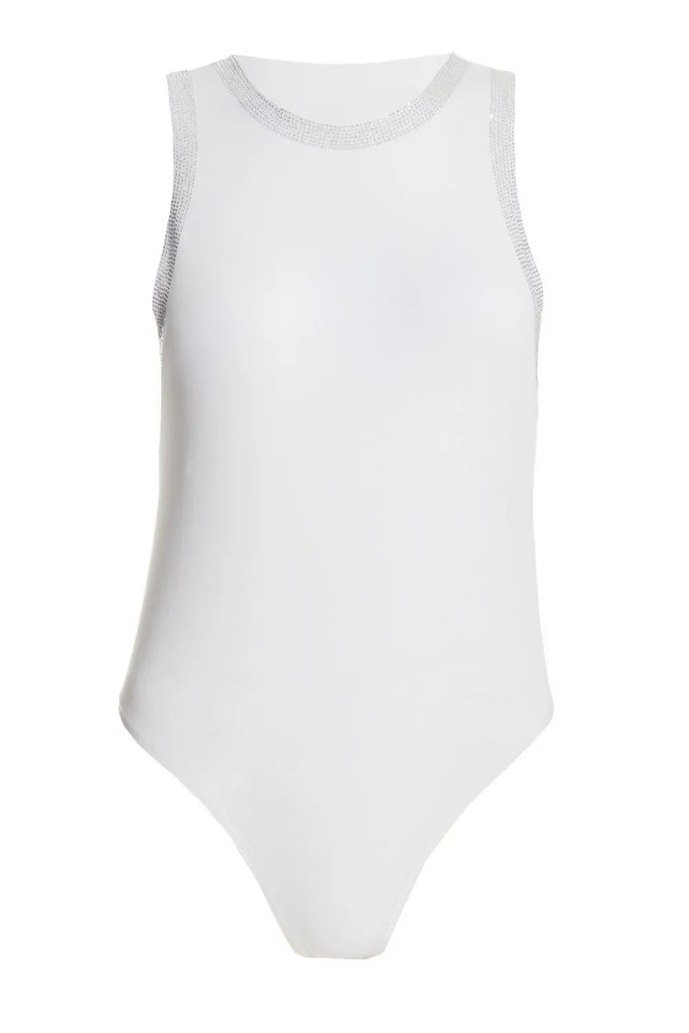 Quiz Going Out Tops|Day Tops>Diamante Trim Bodysuit