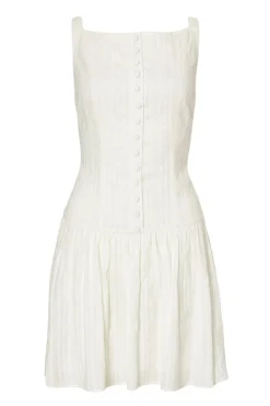 Quiz Summer Clothes|Holiday>White Drop Waist Mini Dress