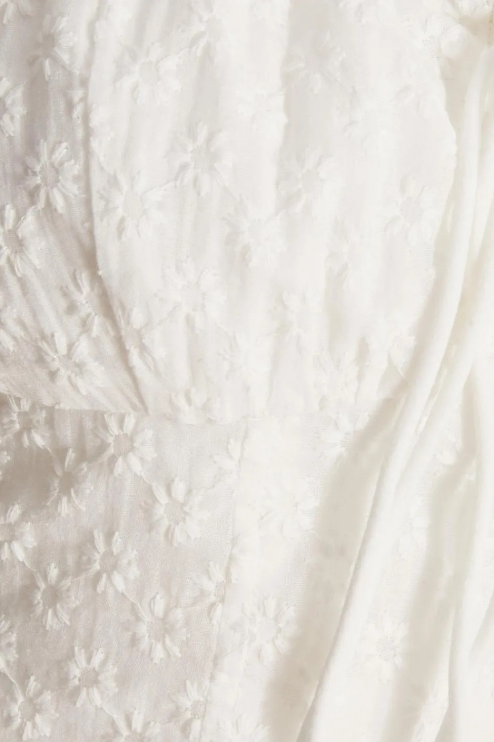 Quiz Summer Tops|Crop Tops>White Embroidered Cropped Top