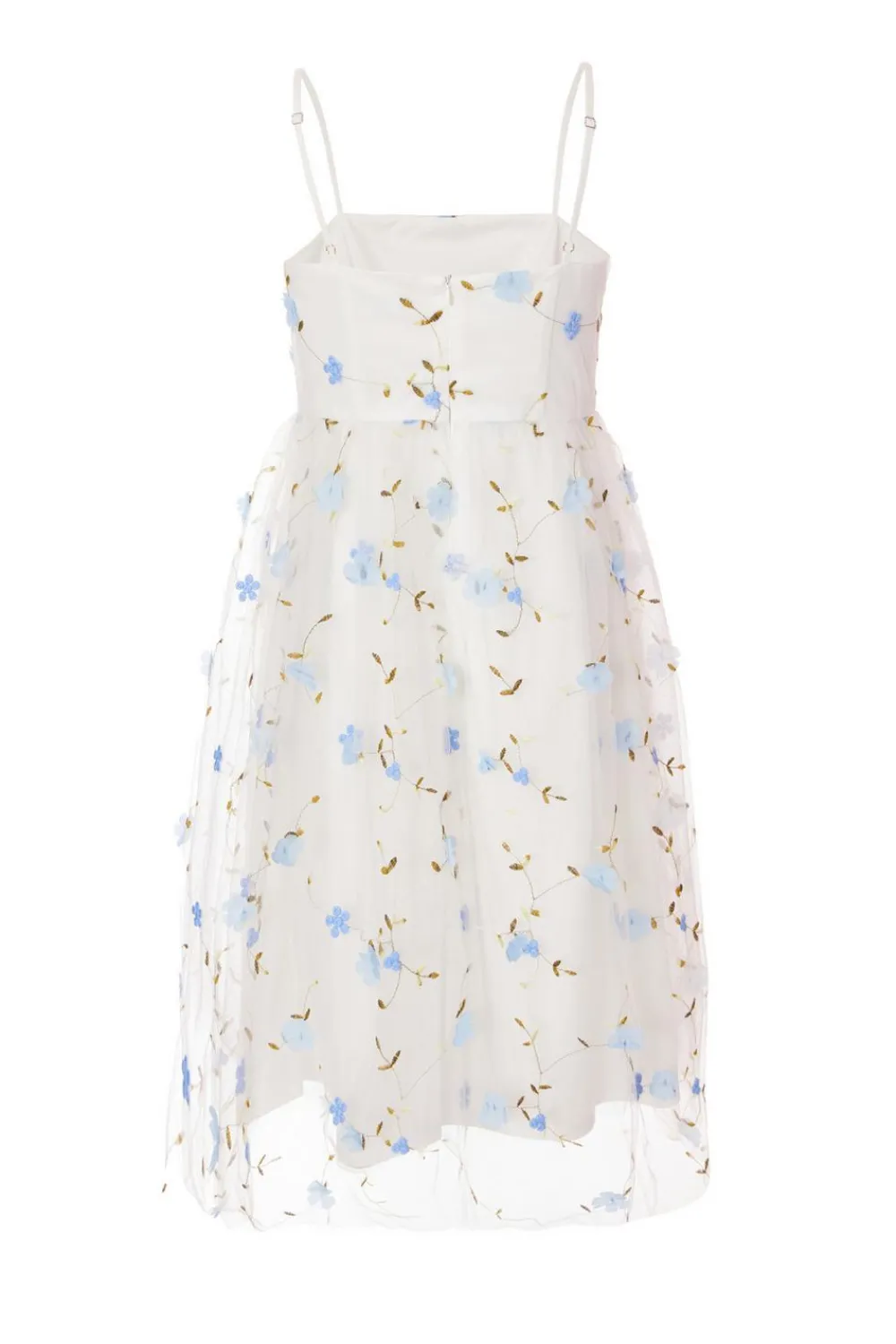 Quiz Day At The Races|Christening Guest>White Embroidered Floral Midi Dress