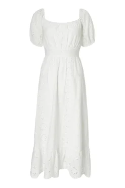 Quiz Summer Clothes|Holiday>White Embroidered Midi Dress