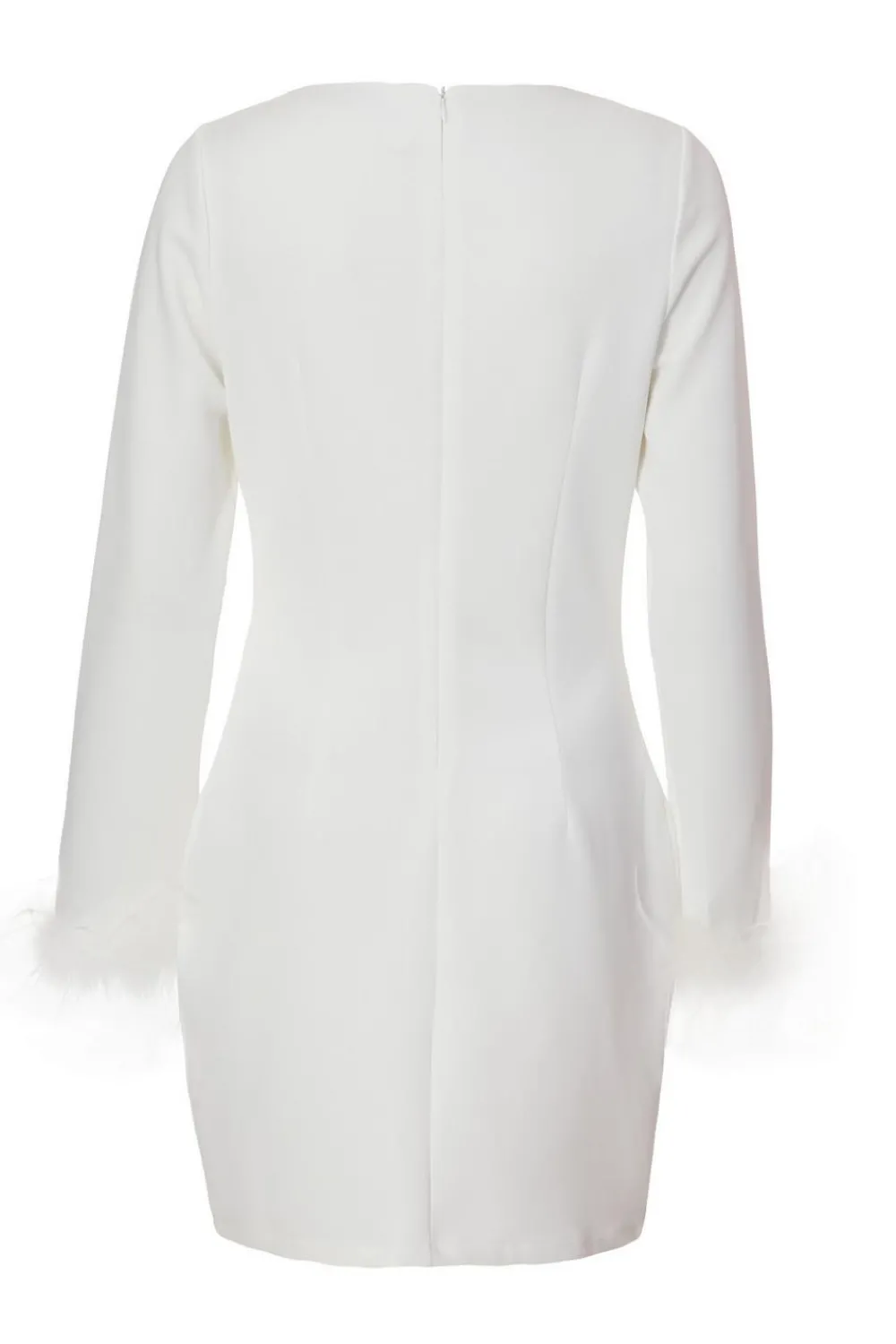 Quiz Evening Dresses|Day At The Races>Feather Trim Mini Dress