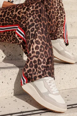 Quiz Trainers|Flats>White Glitter Chunky Trainer