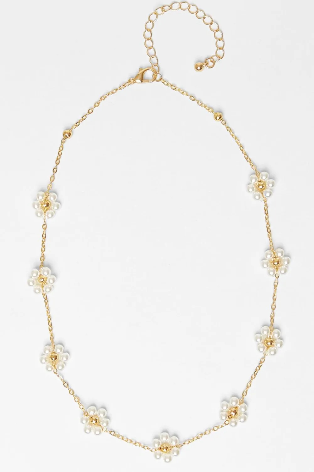 Quiz Jewellery Sets|Jewellery>White Pearl Daisy Necklace