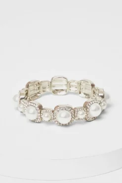 Quiz Wedding Accessories|Jewellery>Pearl Stretch Bracelet