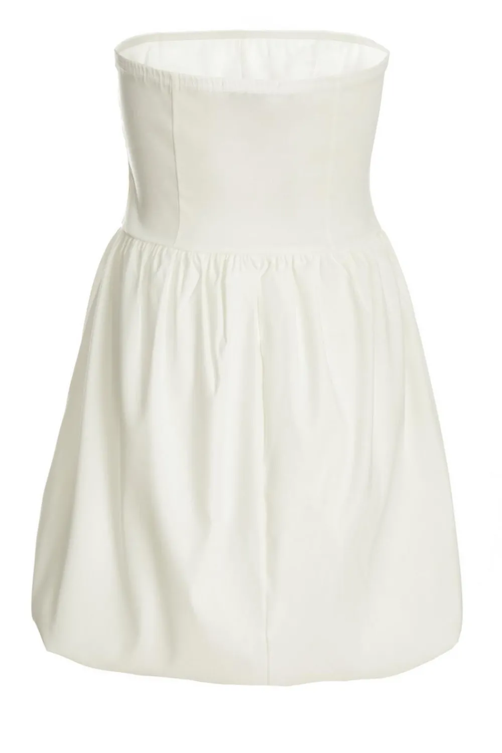 Quiz Summer Clothes|Holiday>White Puff Ball Mini Dress