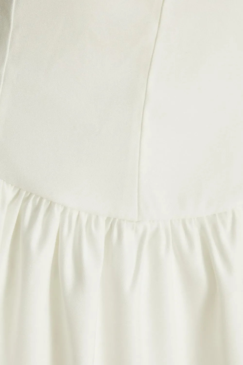 Quiz Summer Clothes|Holiday>White Puff Ball Mini Dress