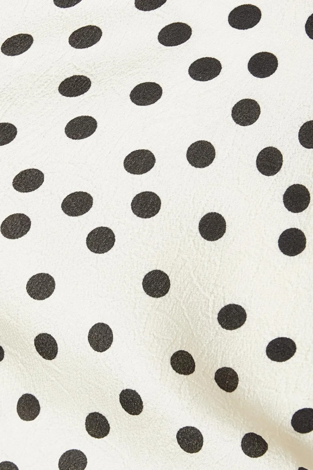 Quiz Going Out Tops|Day Tops>White Ruched Polka Dot Top