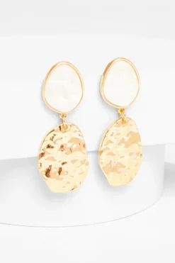 Quiz Jewellery|Holiday Accessories>Textured Drop Earrings
