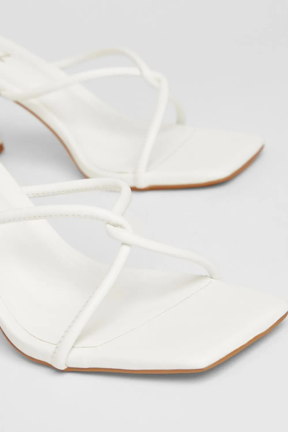 Quiz Holiday Shoes|Heels>Twist Front Strappy Block Heels