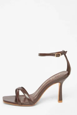 Quiz Wide Fit|Heels>Wide Fit Barely There Heels