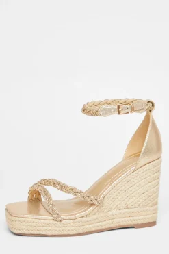 Quiz Wide Fit|Wedges>Wide Fit Diamante Platform Wedges