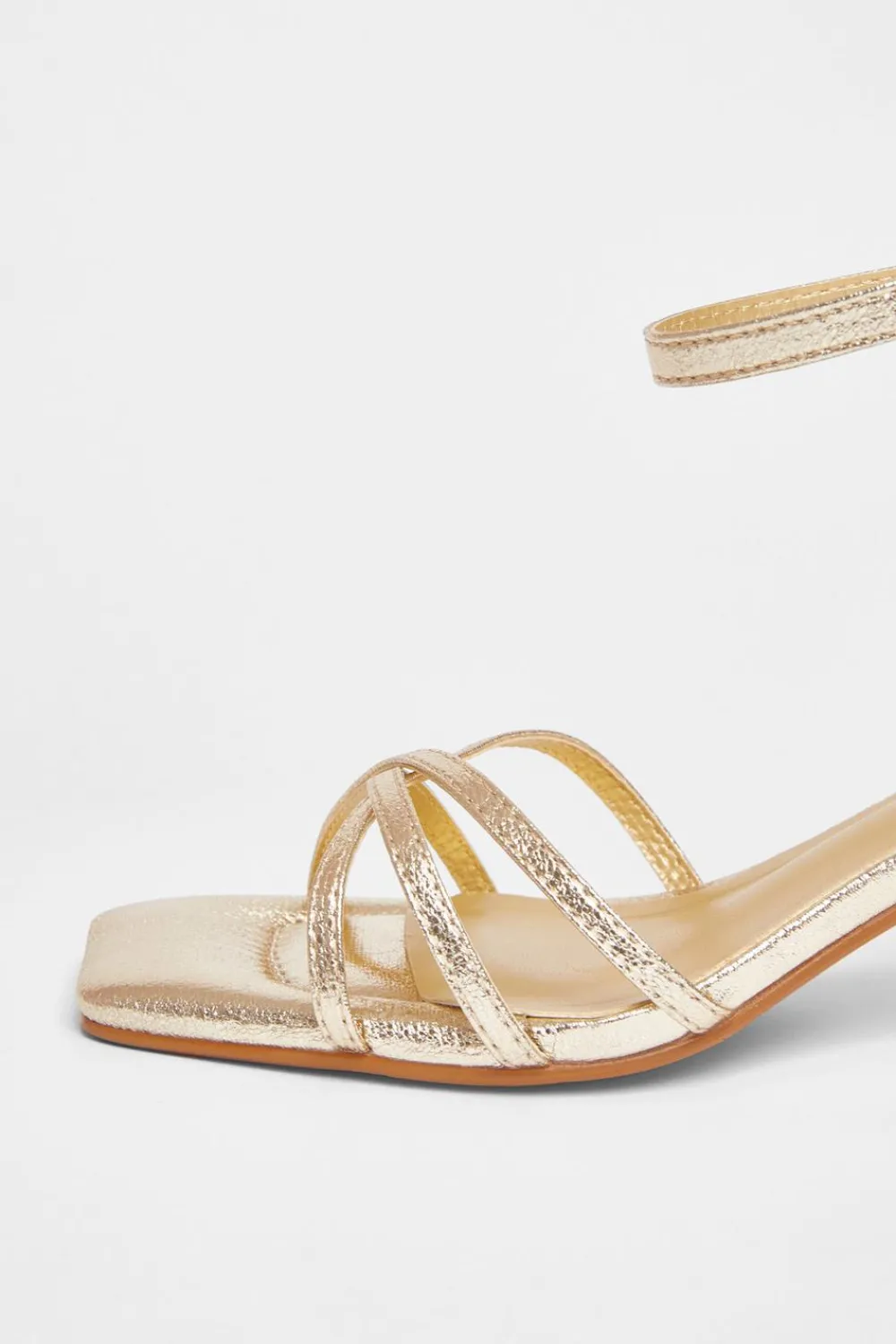 Quiz Wide Fit|Heels>Wide Fit Strappy Block Heels
