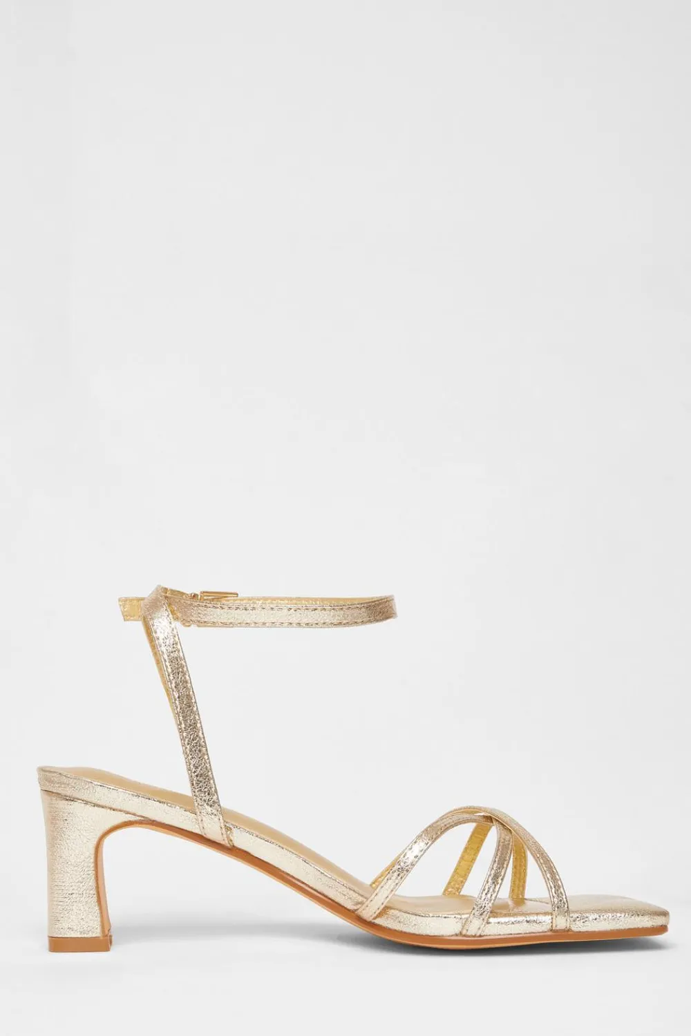 Quiz Wide Fit|Heels>Wide Fit Strappy Block Heels