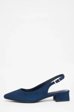 Quiz Wide Fit|Pumps>Wide Fit Faux Suede Pumps