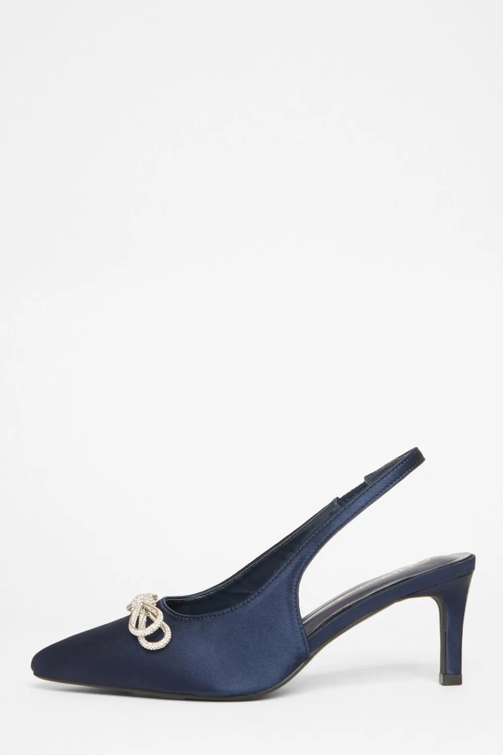 Quiz Wide Fit|Occasion Shoes>Wide Fit Sling Back Heels