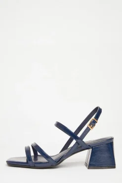 Quiz Wide Fit|Heels>Wide Fit Slingback Sandal