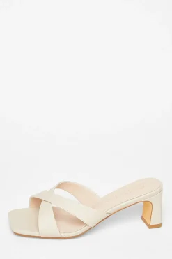 Quiz Wide Fit|Heels>Wide Fit Mule Heels