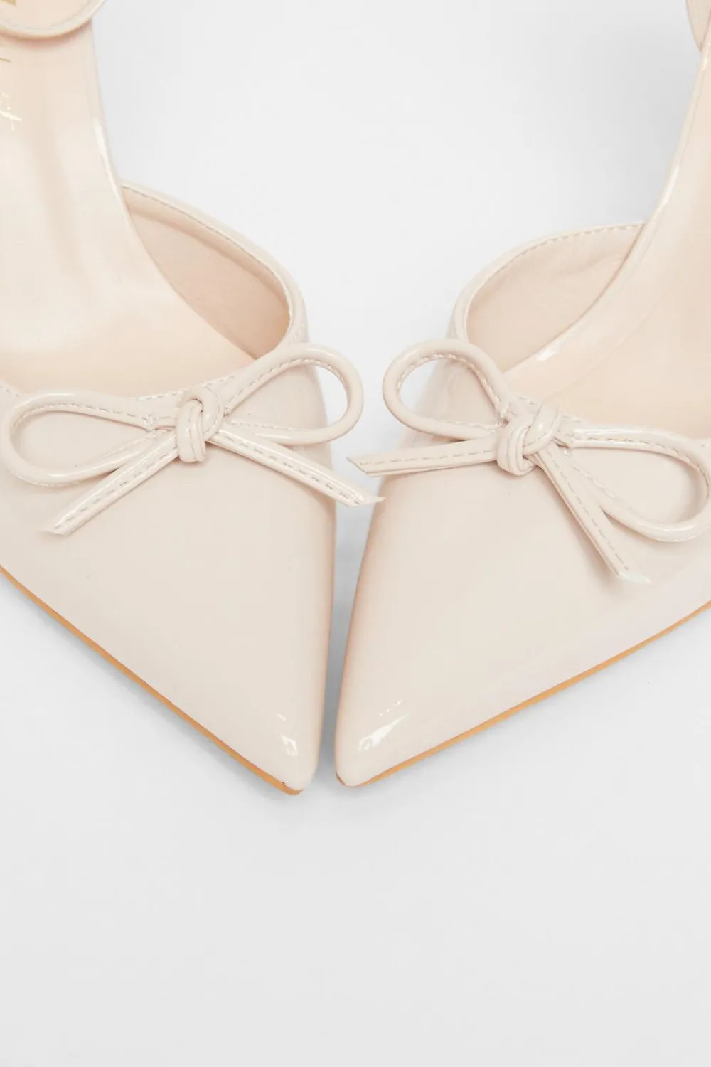 Quiz Wide Fit|Occasion Shoes>Wide Fit Patent Bow Heels
