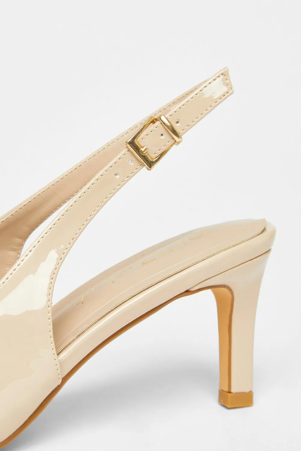 Quiz Wide Fit|Occasion Shoes>Wide Fit Slingback Court Heels