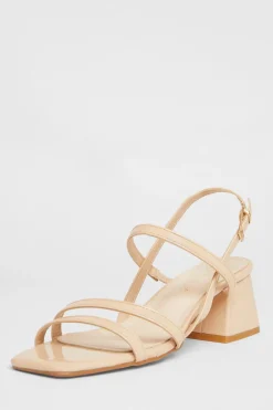 Quiz Wide Fit|Heels>Wide Fit Slingback Sandal