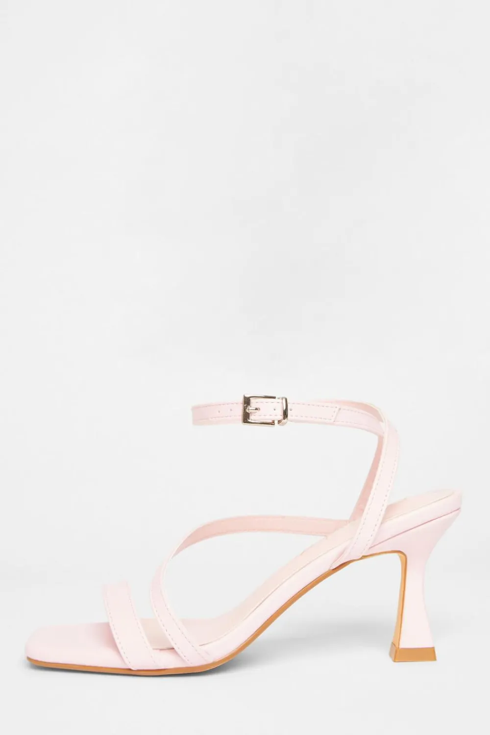 Quiz Wide Fit|Holiday Shoes>Wide Fit Asymmetric Strap Heels