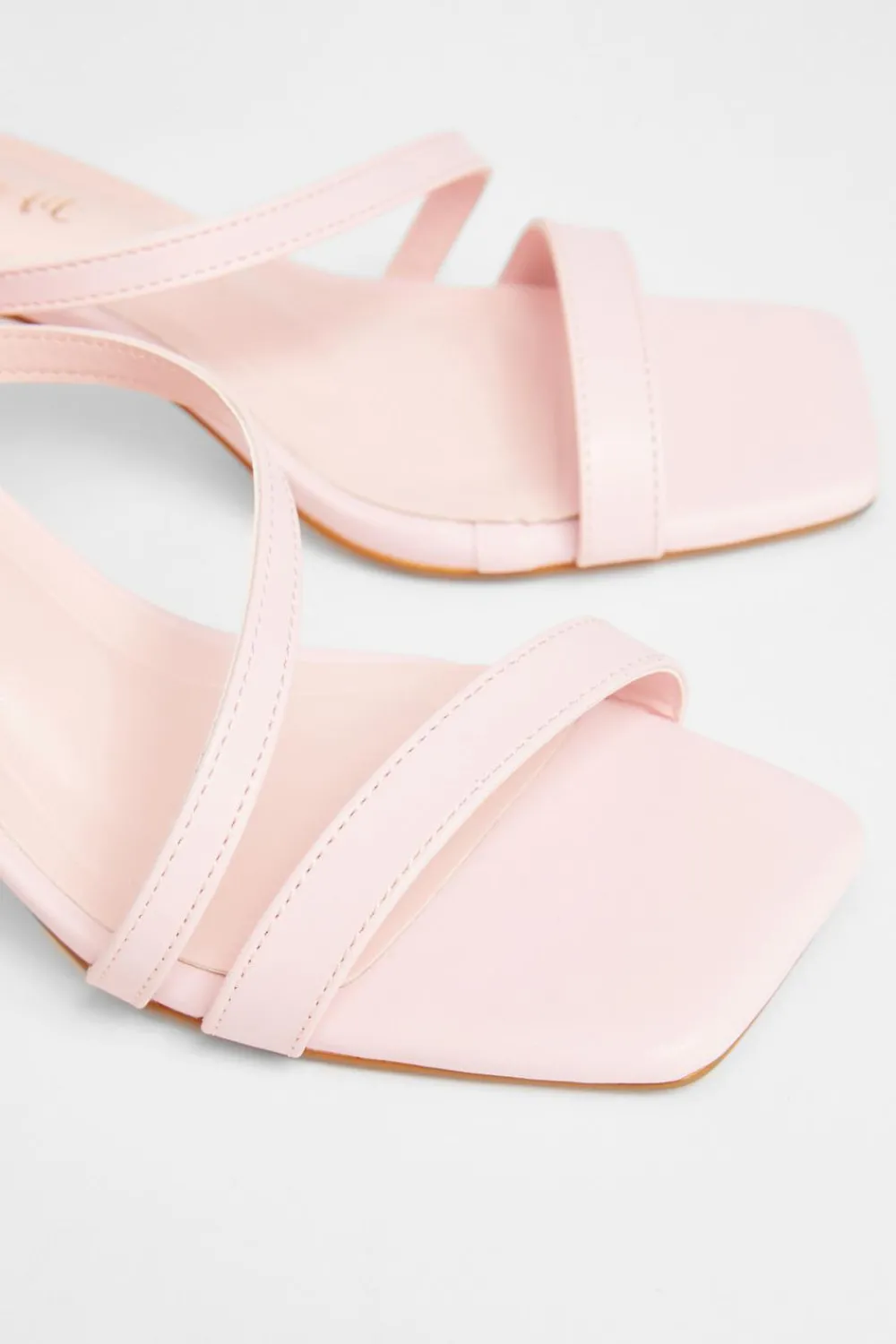 Quiz Wide Fit|Holiday Shoes>Wide Fit Asymmetric Strap Heels