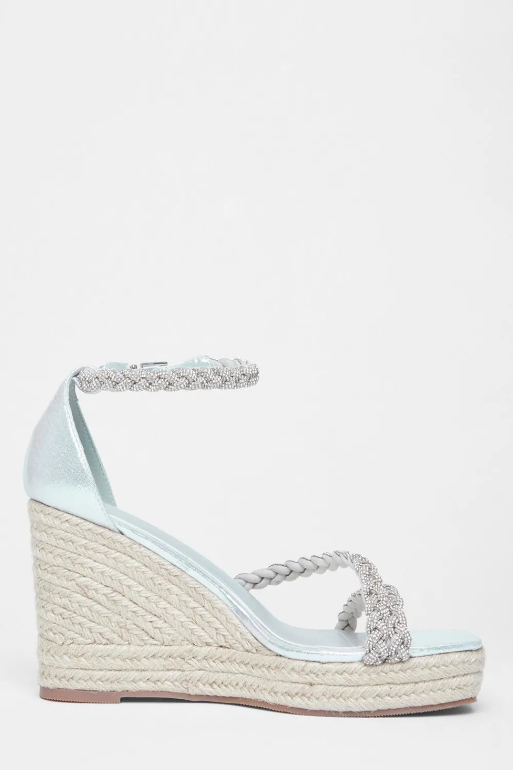 Quiz Wedges|Sandals>Wide Fit Diamante Platform Wedges