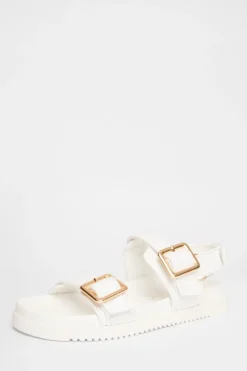 Quiz Wide Fit|Sandals>Wide Fit Double Strap Sandals