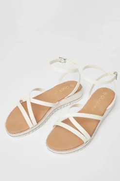 Quiz Wide Fit|Sandals><noscript><img width=