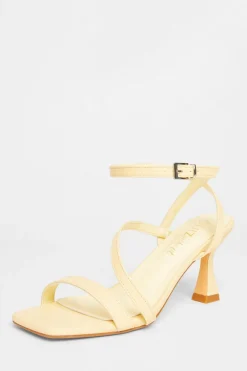 Quiz Wide Fit|Holiday Shoes>Wide Fit Asymmetric Strap Heels