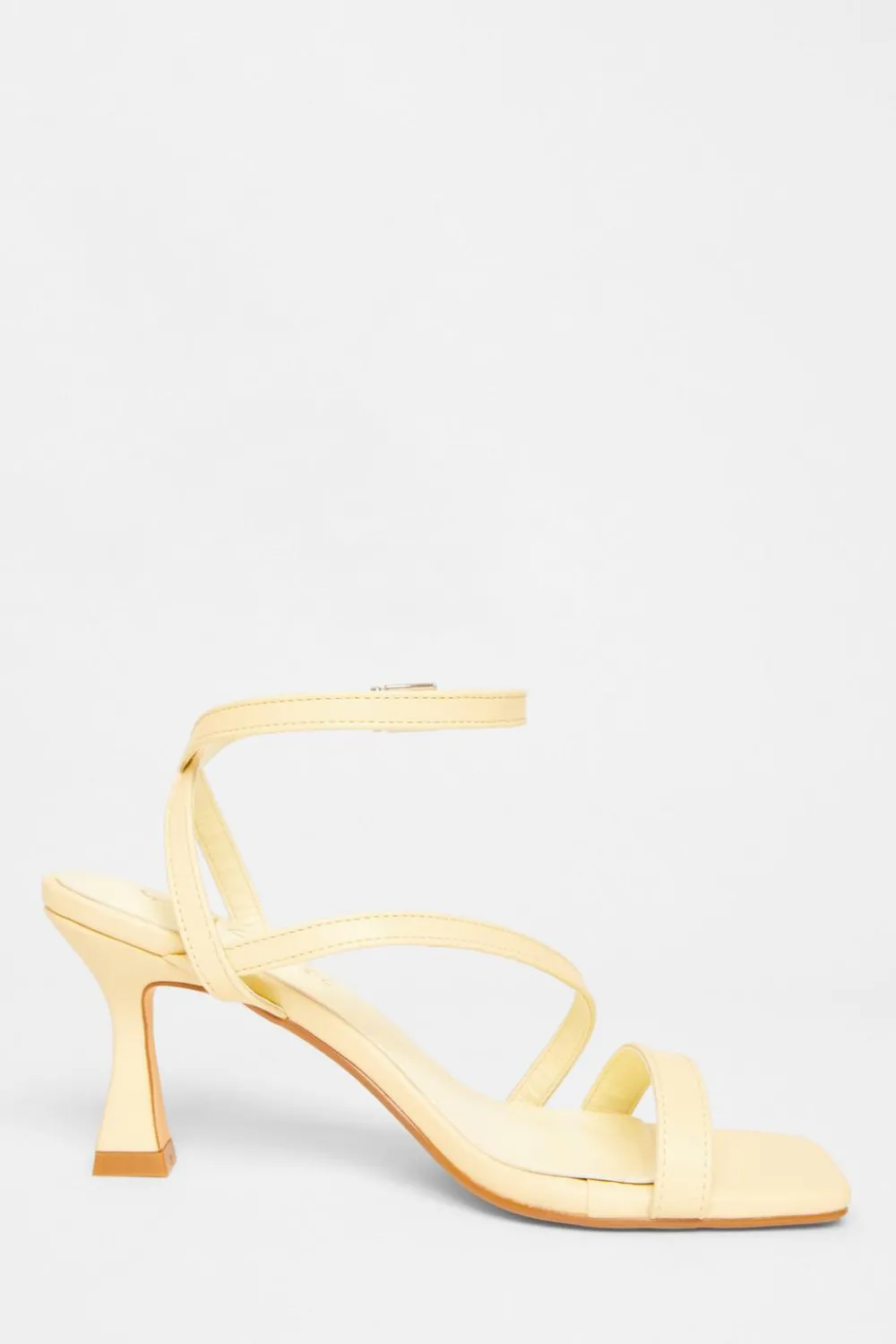 Quiz Wide Fit|Holiday Shoes>Wide Fit Asymmetric Strap Heels