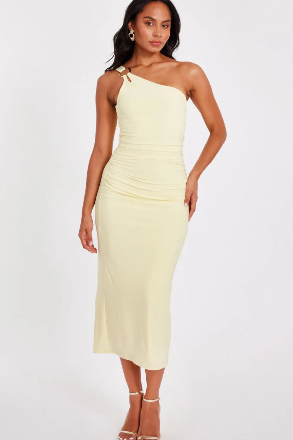 Quiz Summer Clothes|Holiday>Buckle Detail Midaxi Dress